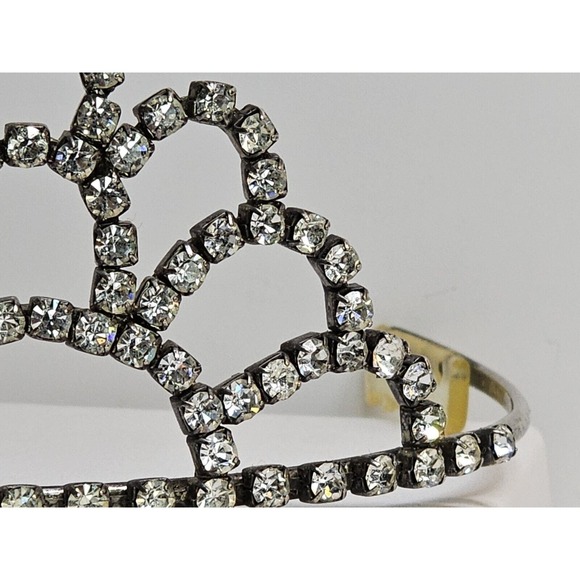 Vintage 1940s - 50s Rhinestone Tiara - Picture 4 of 14